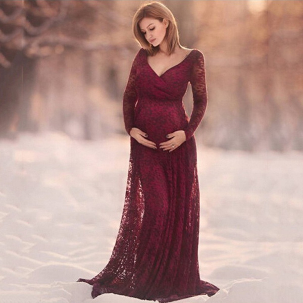 2023 Prom Dresses for Pregnant Women Sweetheart Evening Gown Off the  Shoulder Sheer Photoshoot Maternity Dress - AliExpress